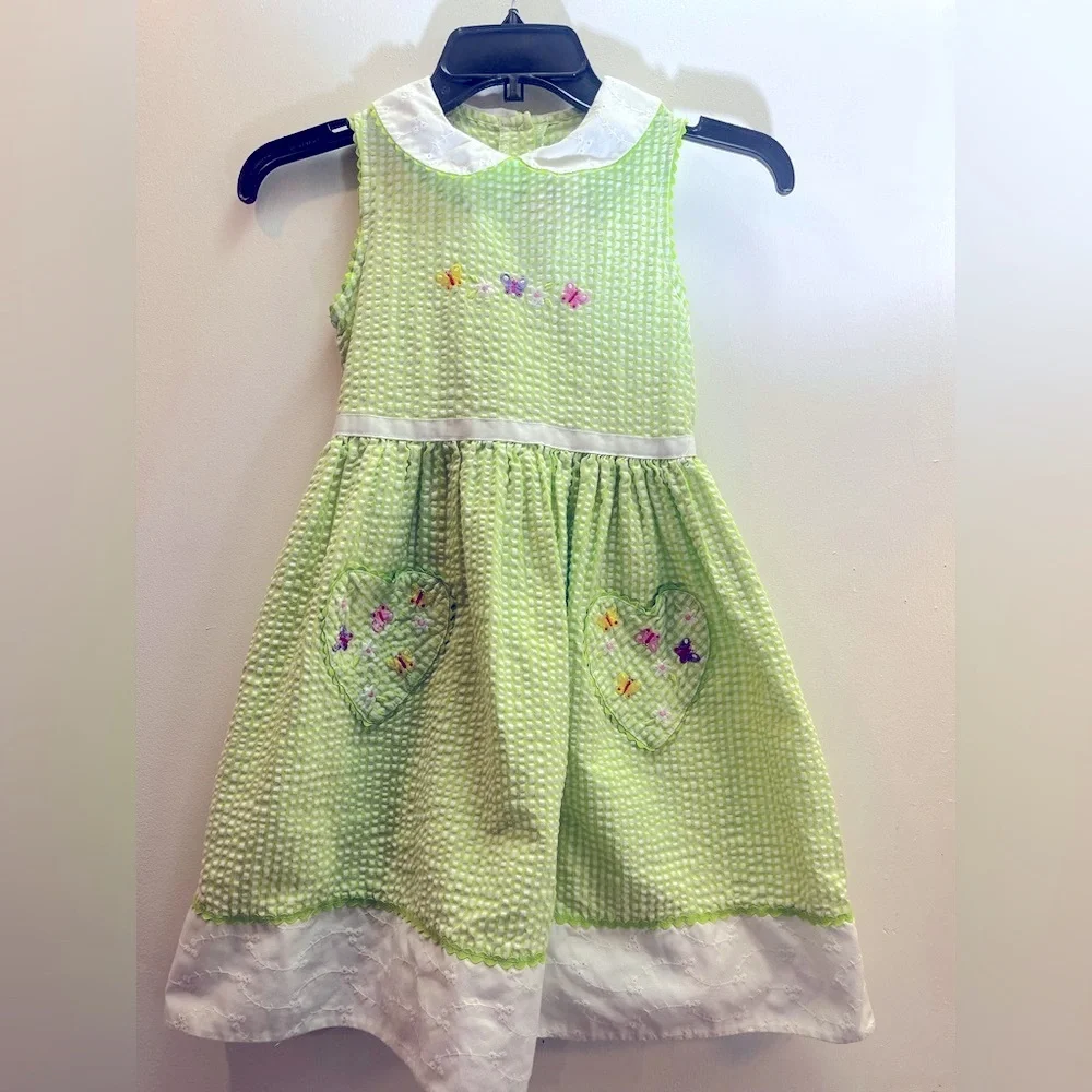 Emily West Lime Green Dress with Heart Details